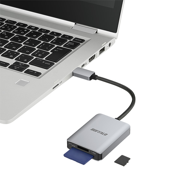 UHS-II対応 USB3.2 Gen1 Type-Cカードリーダー