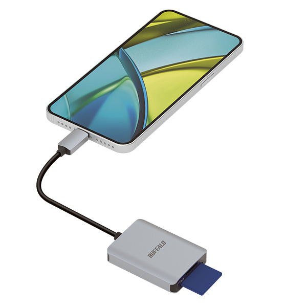 UHS-II対応 USB3.2 Gen1 Type-Cカードリーダー