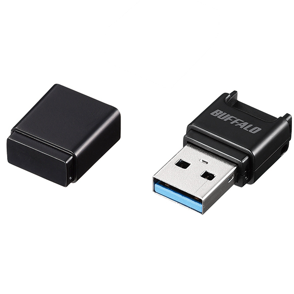 USB3.0 Type-A対応 microSD専用コンパクトカードリーダー/ライター ブラック