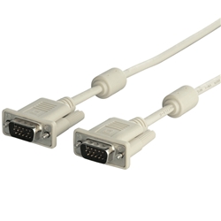 ディスプレイケーブル 極細 D-Sub15：D-Sub15 コア付 1.5m