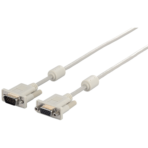ディスプレイ延長ケーブル 極細 D-Sub15オス：D-Sub15メス 3.0m