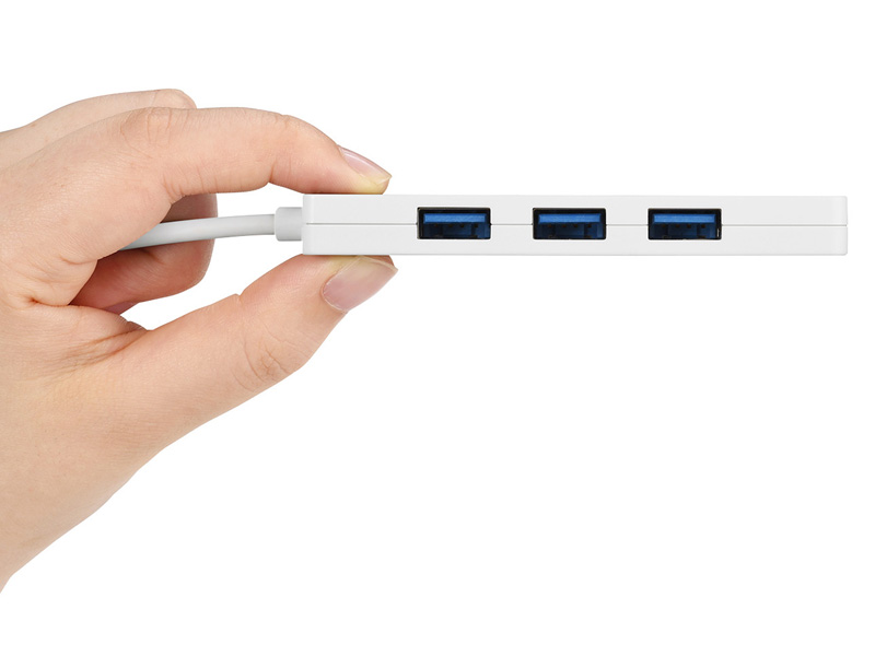 USB3.1（Gen1） Type-C 4ポート バスパワーハブ ホワイト