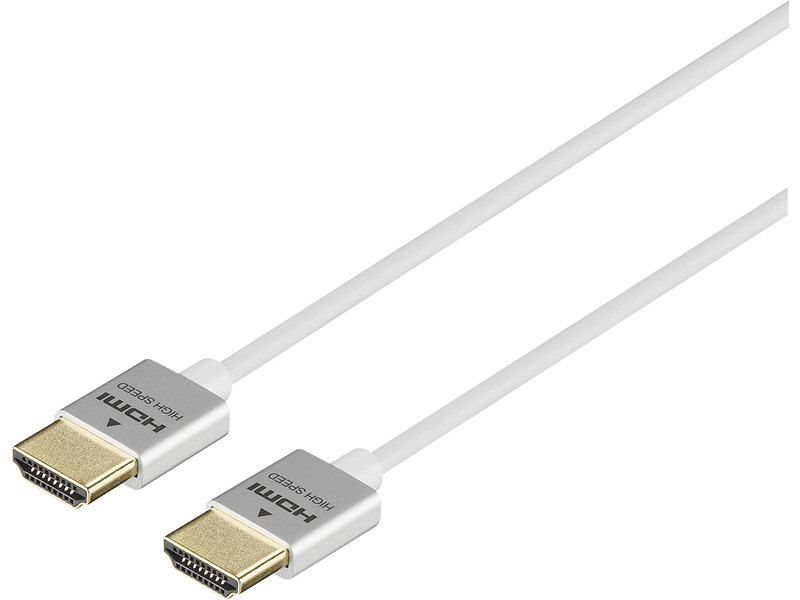 HDMIケーブル スリムタイプ 0.7m ホワイト