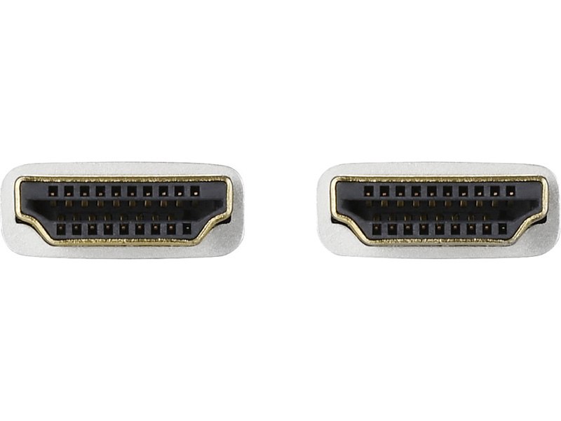 HDMIケーブル スリムタイプ 2m ホワイト