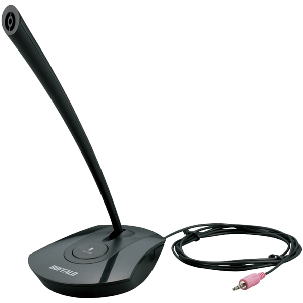 マイクロフォン ミュート付 ブラック