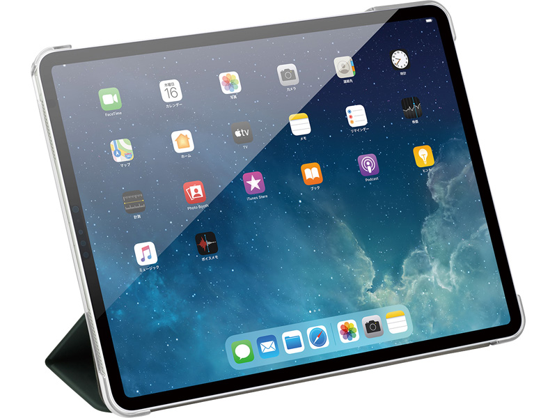 iPad Pro 11インチ用ハイブリッドマットレザーケース カーキー
