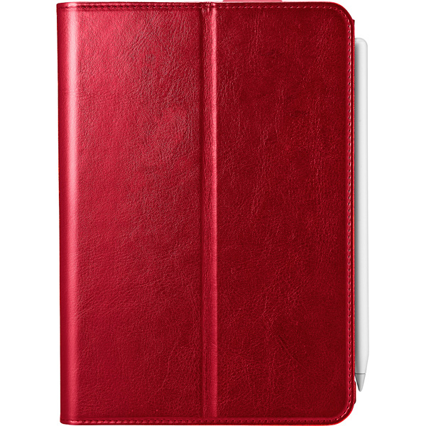 第6世代iPad mini マルチアングルレザーケース レッド