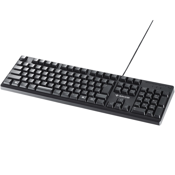 USB＆PS/2接続 有線ゲーミングキーボード PS4対応 ブラック