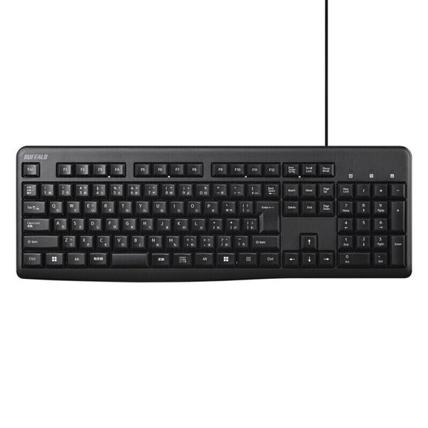 USB接続 有線スタンダードキーボード ブラック