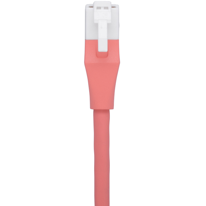 ツメの折れないLANケーブル カテゴリー6 ストレート スタンダード 2m ピンク