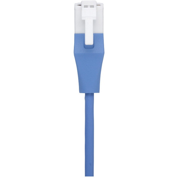 Cat6 ツメの折れないLANケーブル スリム ストレート 1.5m ブルー