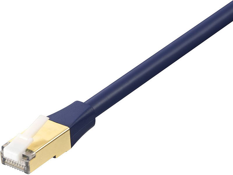 ツメ折れないCat8 LANケーブル スタンダード 5m ブルー