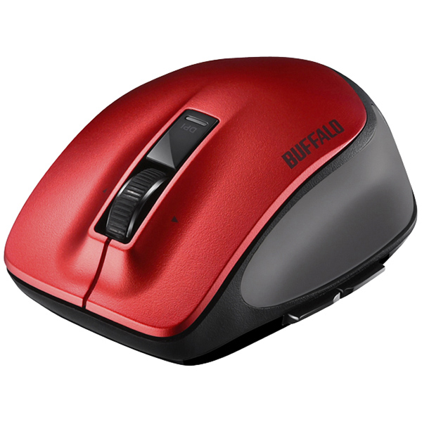 Bluetooth BlueLED プレミアムフィットマウス Mサイズ レッド