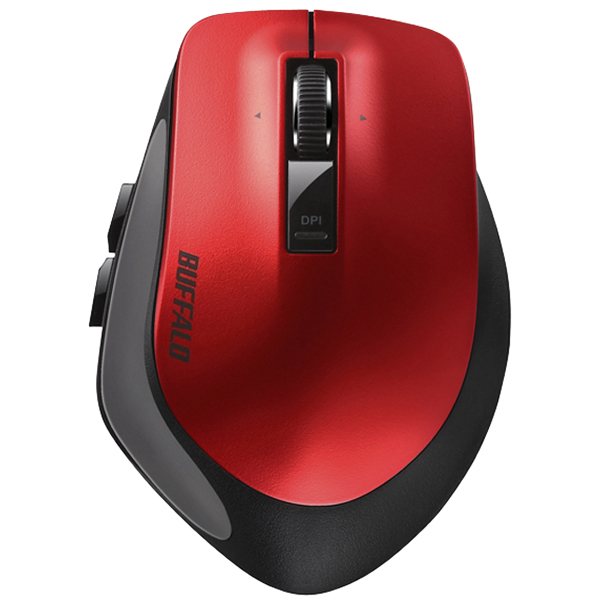 Bluetooth BlueLED プレミアムフィットマウス Mサイズ レッド