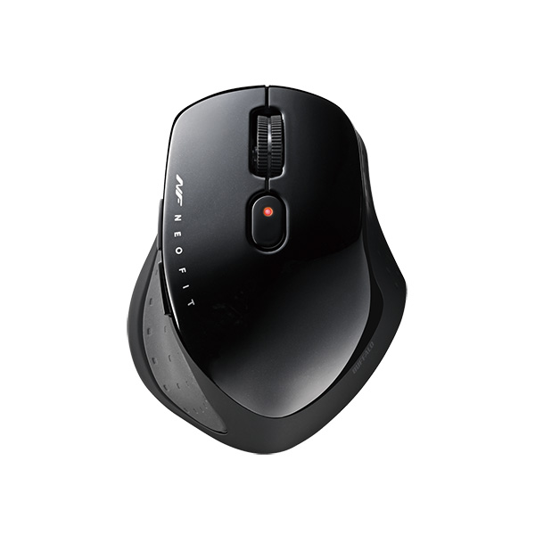 静音5ボタン Bluetooth5.0 切替機能付 マウス ブラック