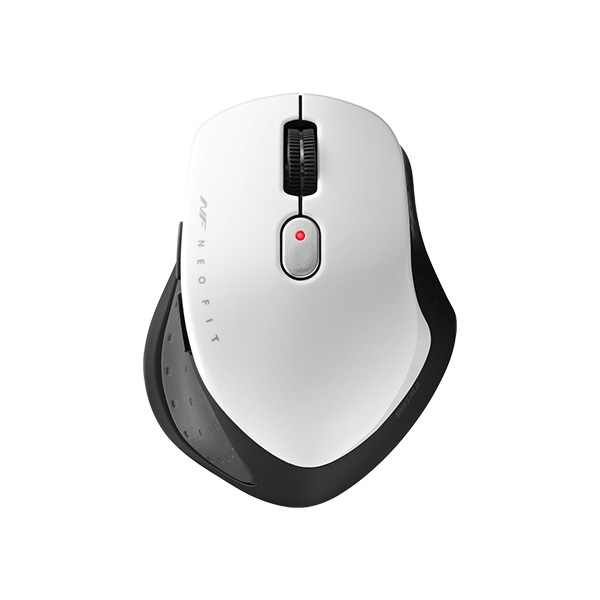 静音5ボタン Bluetooth5.0 切替機能付 マウス ホワイト