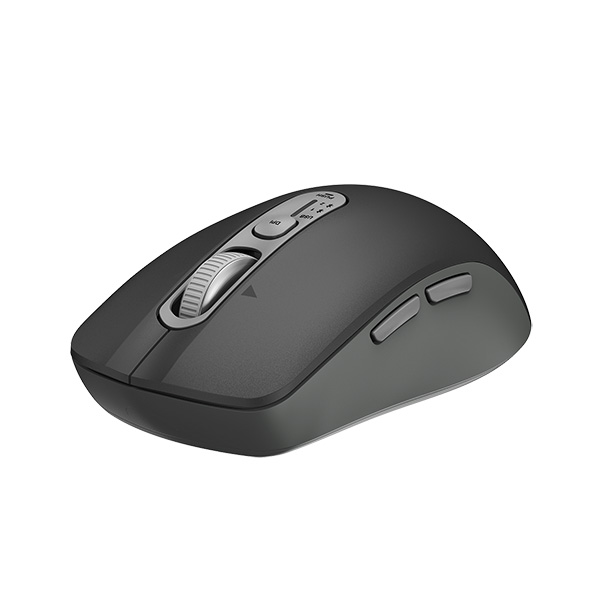 Bluetooth・無線両対応 高速スクロールホイール搭載マウス ブラック