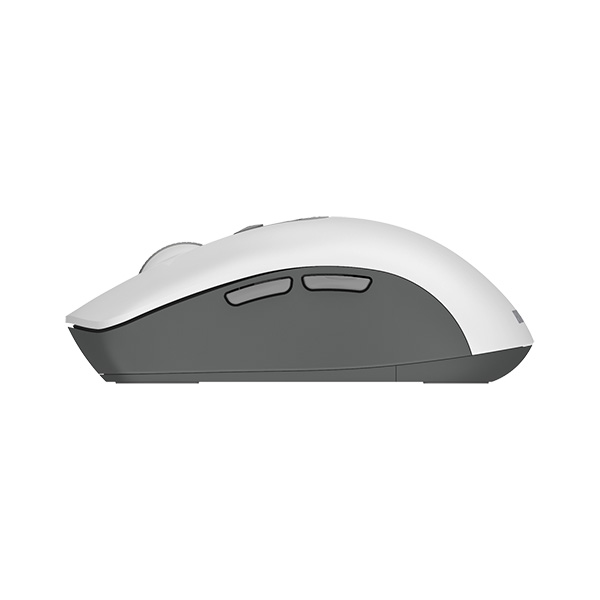 Bluetooth・無線両対応 高速スクロールホイール搭載マウス ホワイト