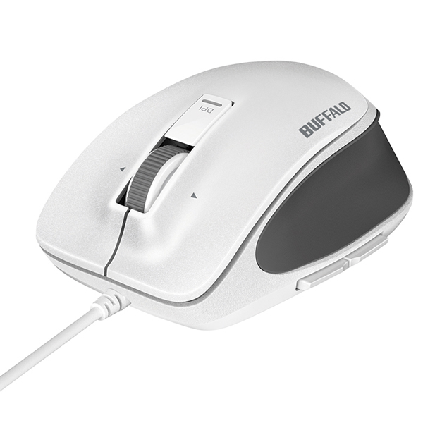 有線 BlueLED プレミアムフィットマウス Mサイズ ホワイト