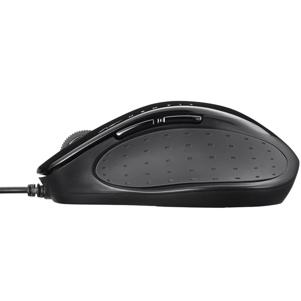 有線 BlueLED 5ボタン NEOFITマウス Mサイズ ブラック