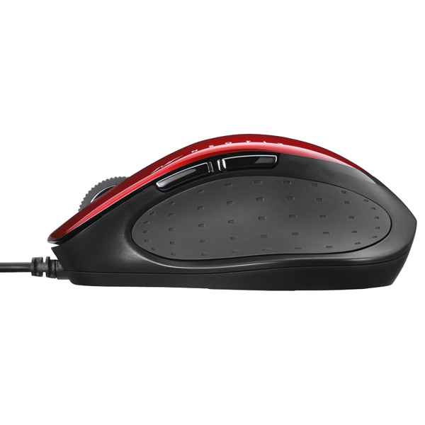 有線 BlueLED 5ボタン NEOFITマウス Sサイズ レッド
