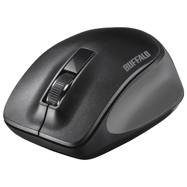 無線 BlueLED 3ボタン プレミアムフィットマウス ブラック