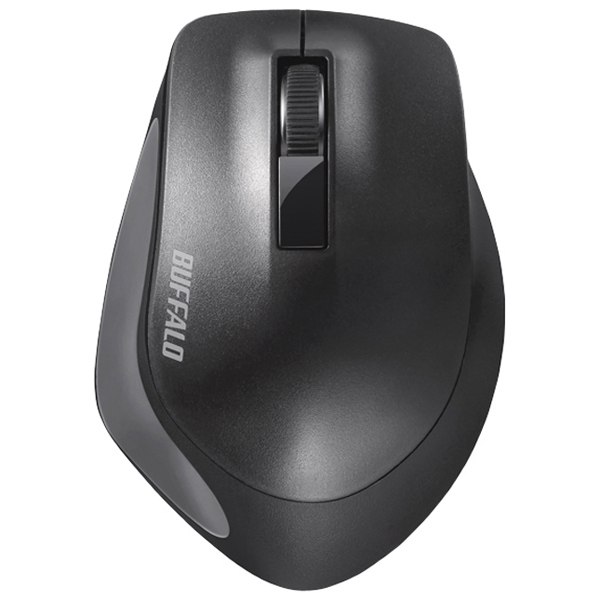 無線 BlueLED 3ボタン プレミアムフィットマウス ブラック