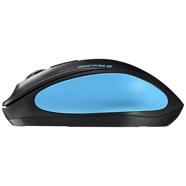 無線 BlueLED 3ボタン プレミアムフィットマウス ブルー