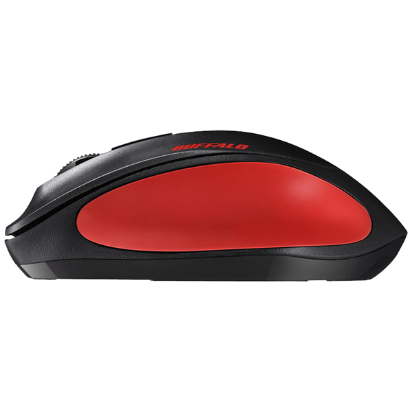 無線 BlueLED 3ボタン プレミアムフィットマウス レッド