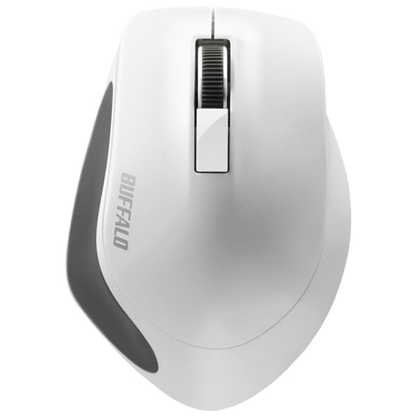 無線 BlueLED 3ボタン プレミアムフィットマウス ホワイト