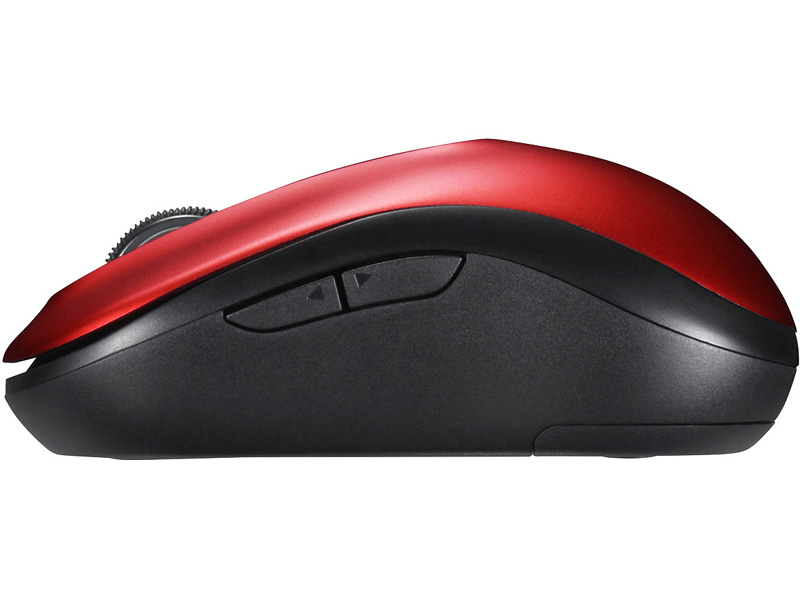 無線 5ボタン BlueLEDマウス レッド