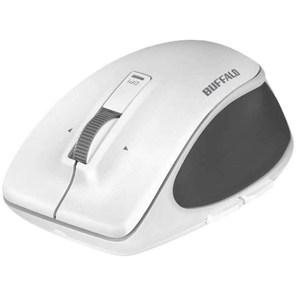 無線 BlueLED プレミアムフィットマウス Mサイズ ホワイト