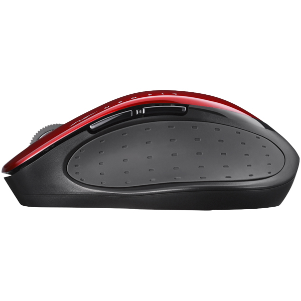 無線 BlueLED 5ボタン NEOFITマウス Mサイズ レッド