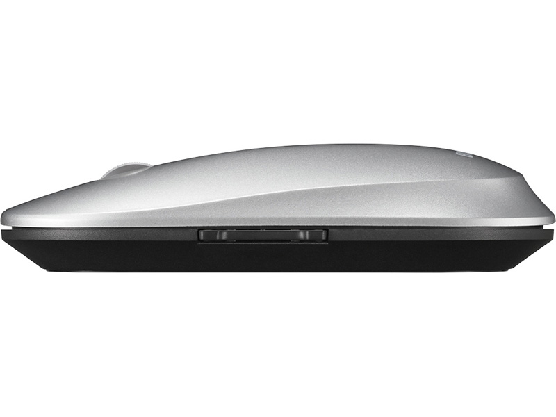 薄型 5ボタン 無線 BlueLEDマウス ノーマル シルバー