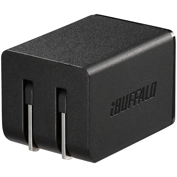 2.4A USB急速充電器 AutoPowerSelect機能搭載 1ポートタイプ 自動判別USBx1 ブラック