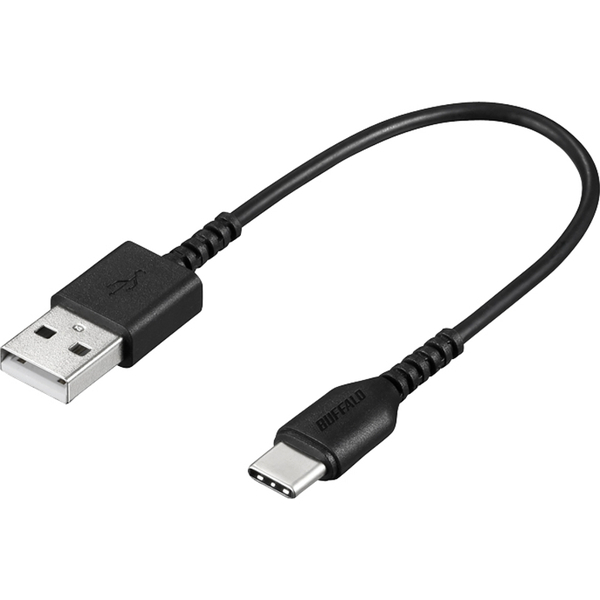 USB2.0ケーブル（Type-A to Type-C） 0.1m ブラック