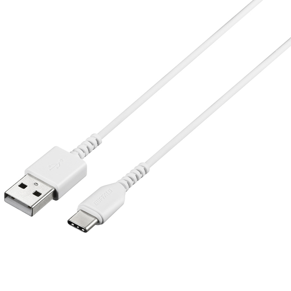USB2.0ケーブル（Type-A to Type-C） 2.0m ホワイト