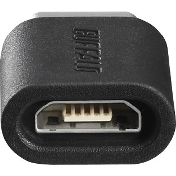 USB2.0変換アダプター（Type-C to microB） ブラック