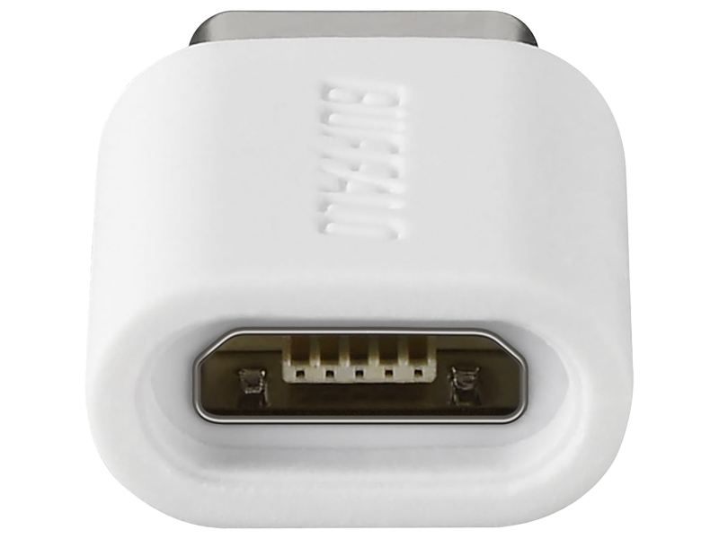 変換アダプタ USB microB to Type-C ホワイト