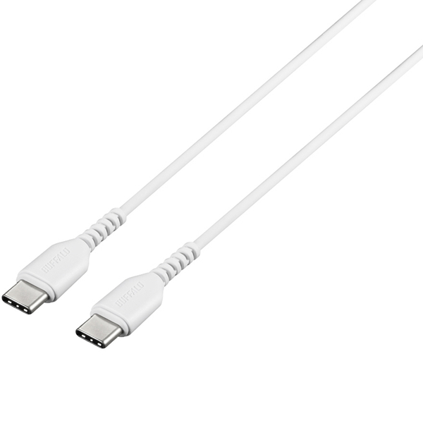 USB2.0ケーブル（Type-C to Type-C） 0.5m ホワイト
