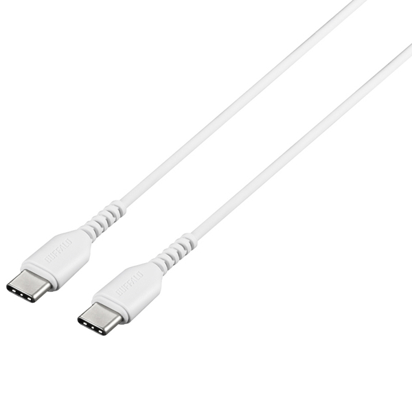 USB2.0ケーブル（Type-C to Type-C） 1.0m ホワイト