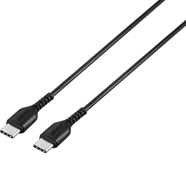 USB2.0ケーブル（Type-C to Type-C） 1.5m ブラック