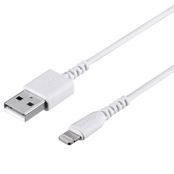 Lightningケーブル（Type-A to Lightning） MFi認証モデル 1.0m ホワイト