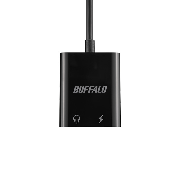 USB Type-C to 3.5mm+PD給電 オーディオ変換アダプター ブラック