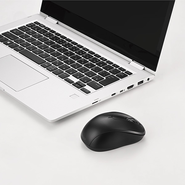 Bluetooth5.0 3ボタンマウス ブラック