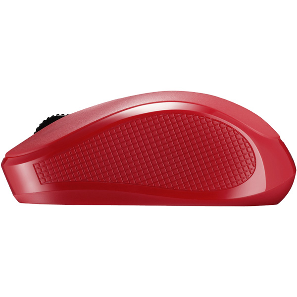 Bluetooth3.0対応 IR LED光学式マウス 3ボタンタイプ レッド