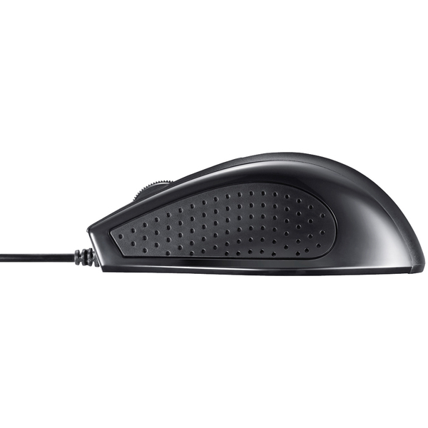 有線 3ボタン IR LED光学式マウス ブラック
