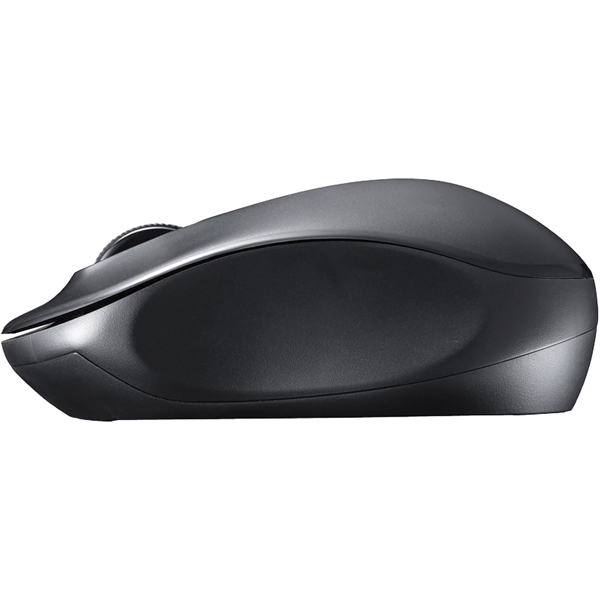 無線（2.4GHz） IR LED光学式マウス 3ボタン/電池長持ち ブラック