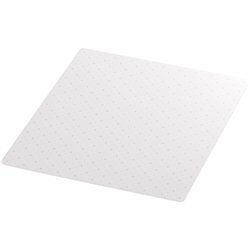 マウスパッド 再生PETタイプ 長さが測れる5mm目盛り付 ホワイト