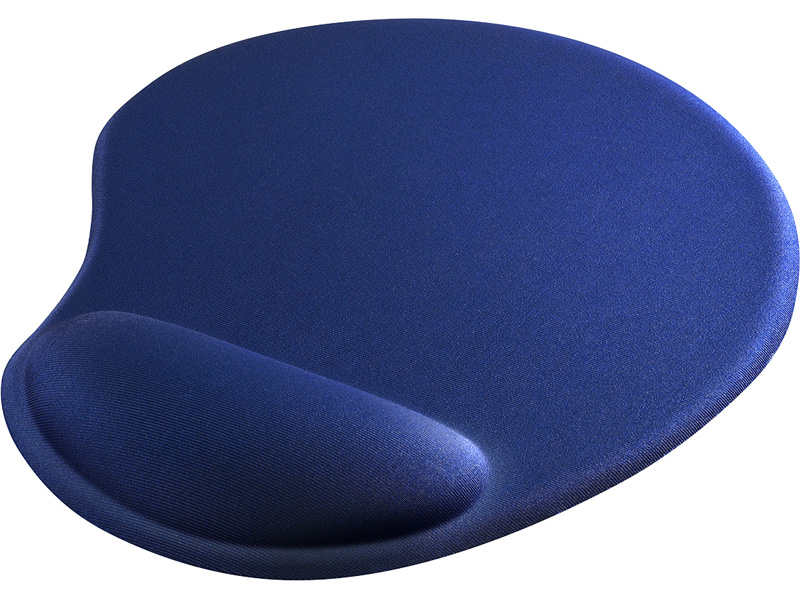 リストレスト一体型マウスパッド ネイビーブルー